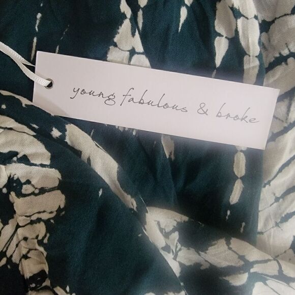 Young Fabulous and Broke NWT Tie Dye Boho Maxi Dress. Size M - Picture 12 of 14